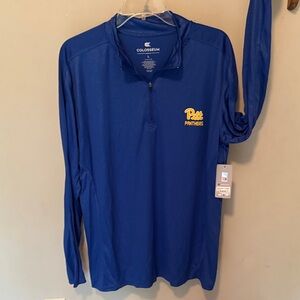 Colosseum Royal Blue Pitt Panthers Long Sleeve. 100% polyester. Machine wash